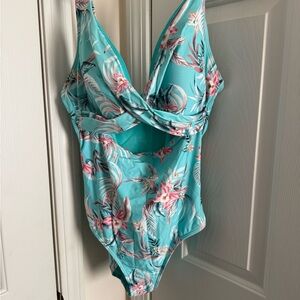 Tropical Floral One-Piece Swimsuit